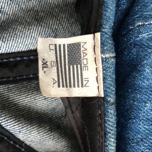 Vintage Accessories - 90s 00s denim peak Britney newsboy cap hat Vintage Accessories - 90s 00s denim peak Britney newsboy cap hat